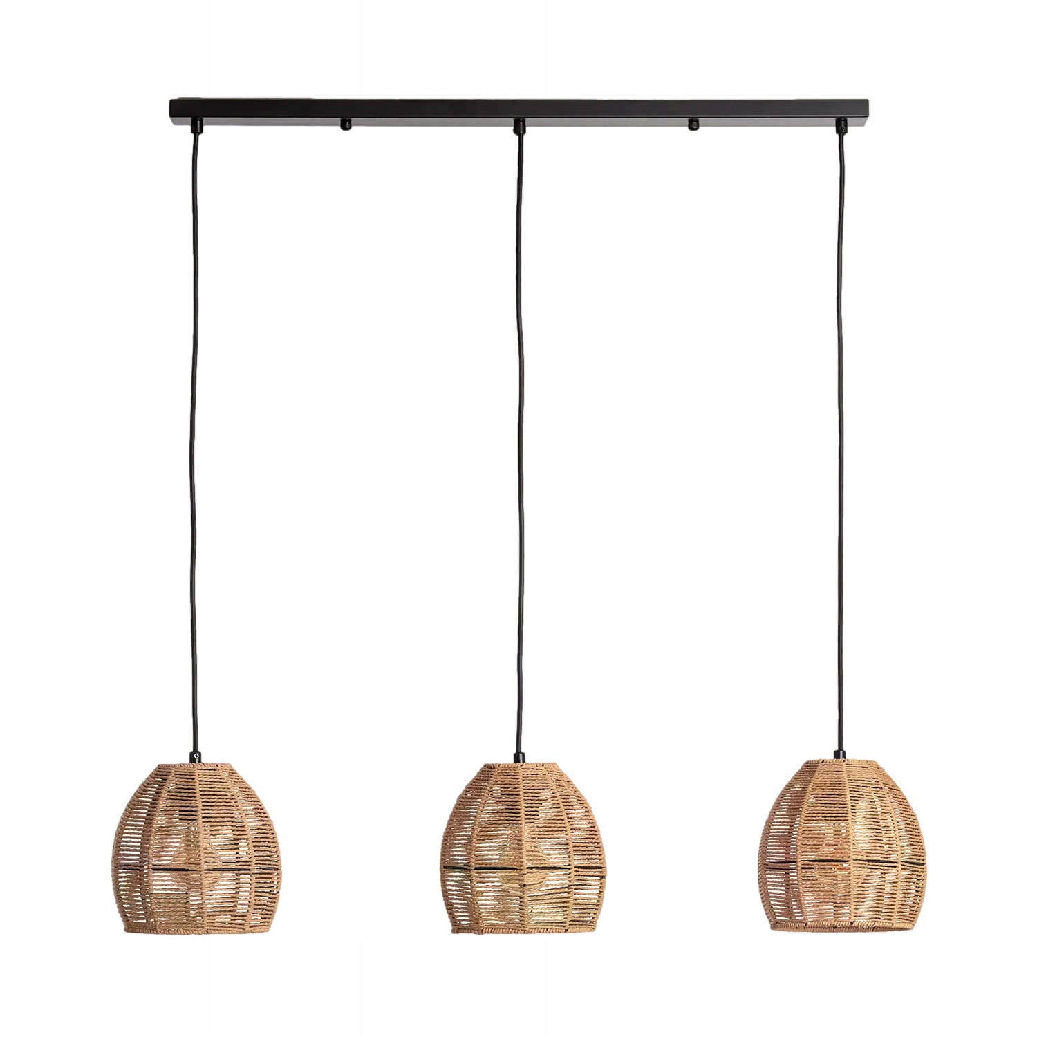Potrójna lampa zwis Boho ABR-LW9-BH-E27 Abruzzo – Elegancja i styl w Twoim wnętrzu