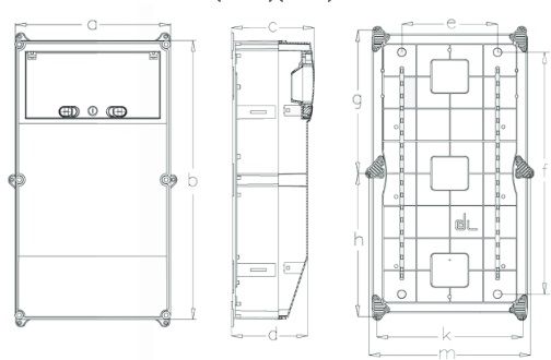 Rozdzielnica IP65 6 modułowa natynkowa