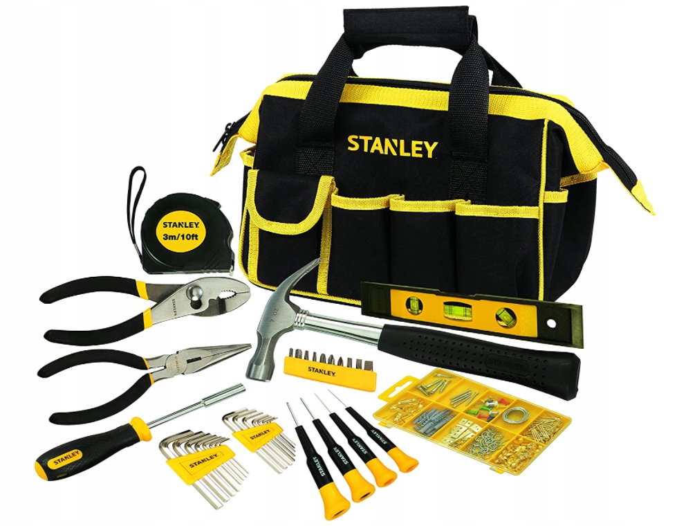 Zestaw narzędzi Stanley Zestaw narzędziowy w torbie 38el. STMT0-74101 – Twój niezawodny pomocnik w domu i ogrodzie