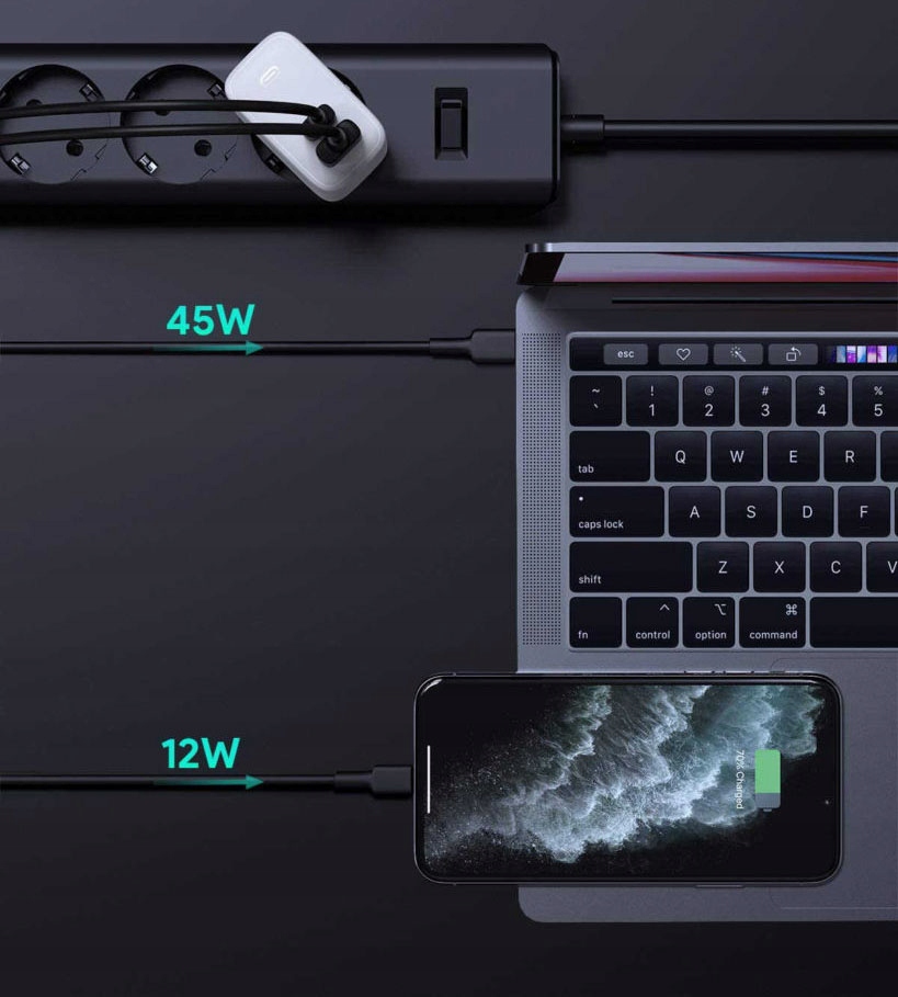Szybkie ładowanie dzięki technologii Power Delivery 3.0