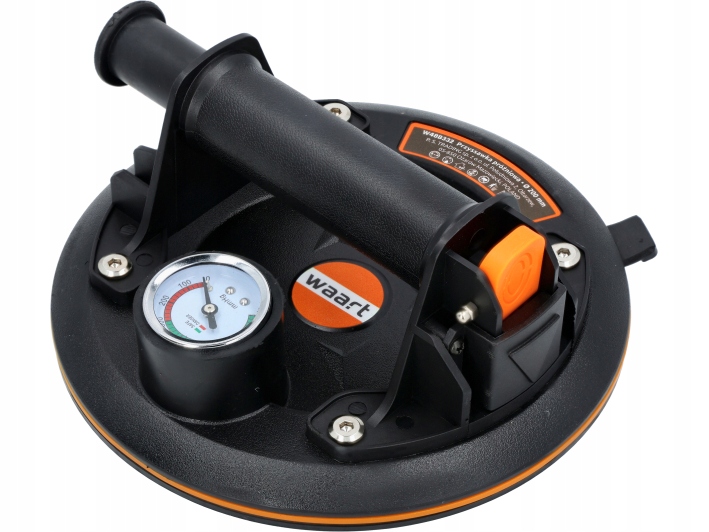 WAART Przyssawka próżniowa 200mm z manometrem – Niezawodne narzędzie do przenoszenia