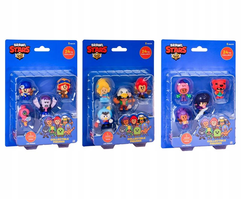 BRAWL STARS Zestaw 5 Figurek – Kolekcjonuj i graj!