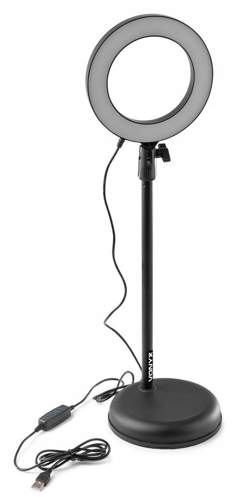 Wielofunkcyjna lampa pierścieniowa do makijażu i nagrywania