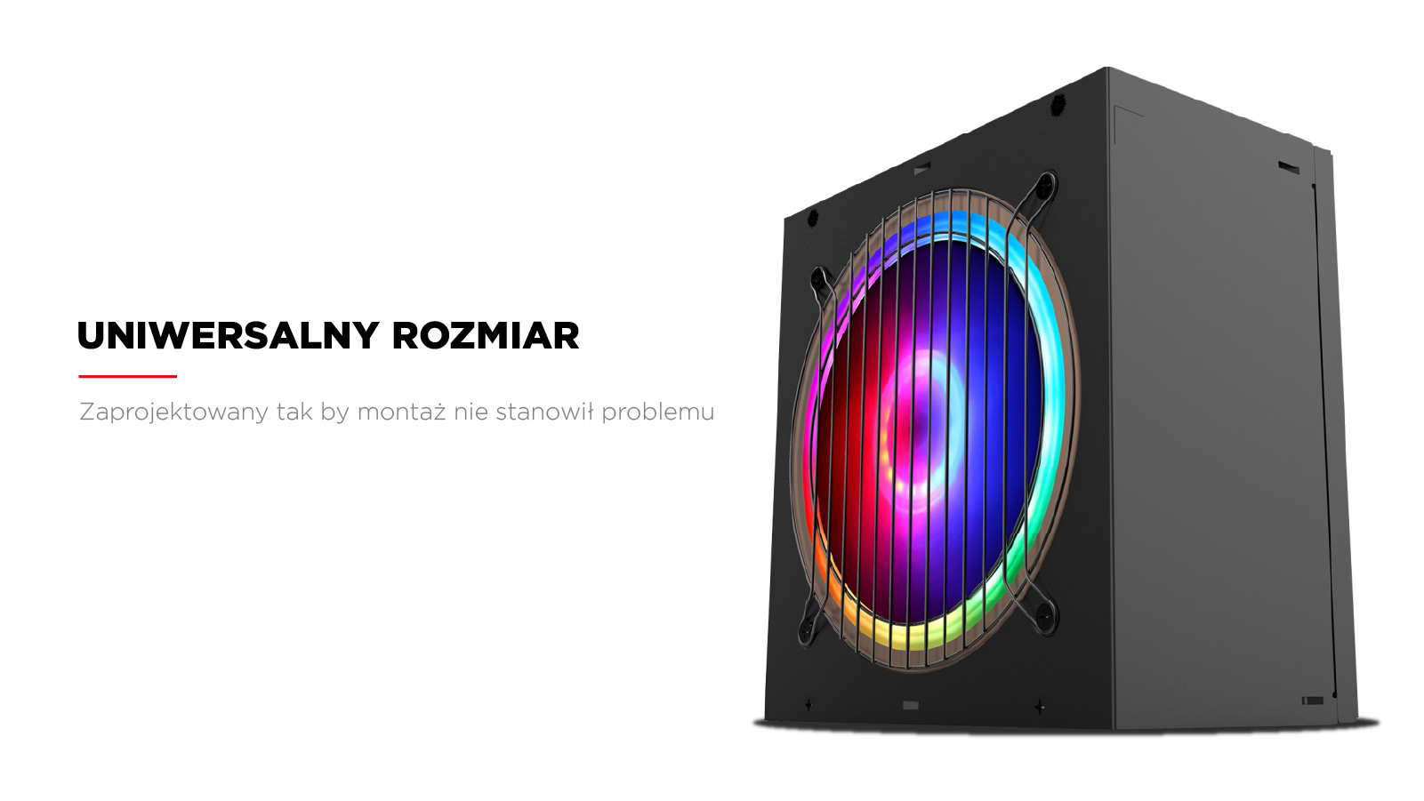 Zasilacz komputerowy Rampage RGB 500W