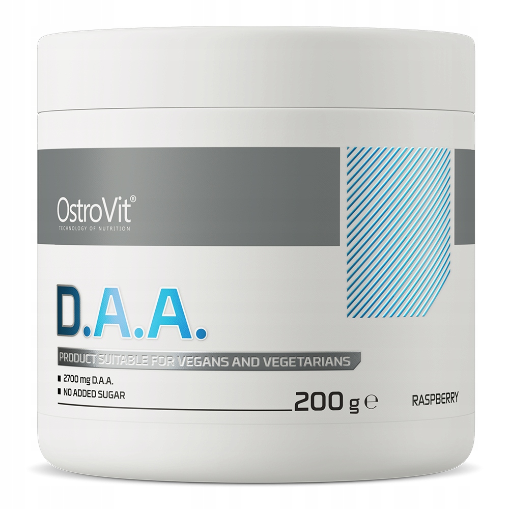 OstroVit D.A.A. 200 g – Suplement diety o smaku malinowym