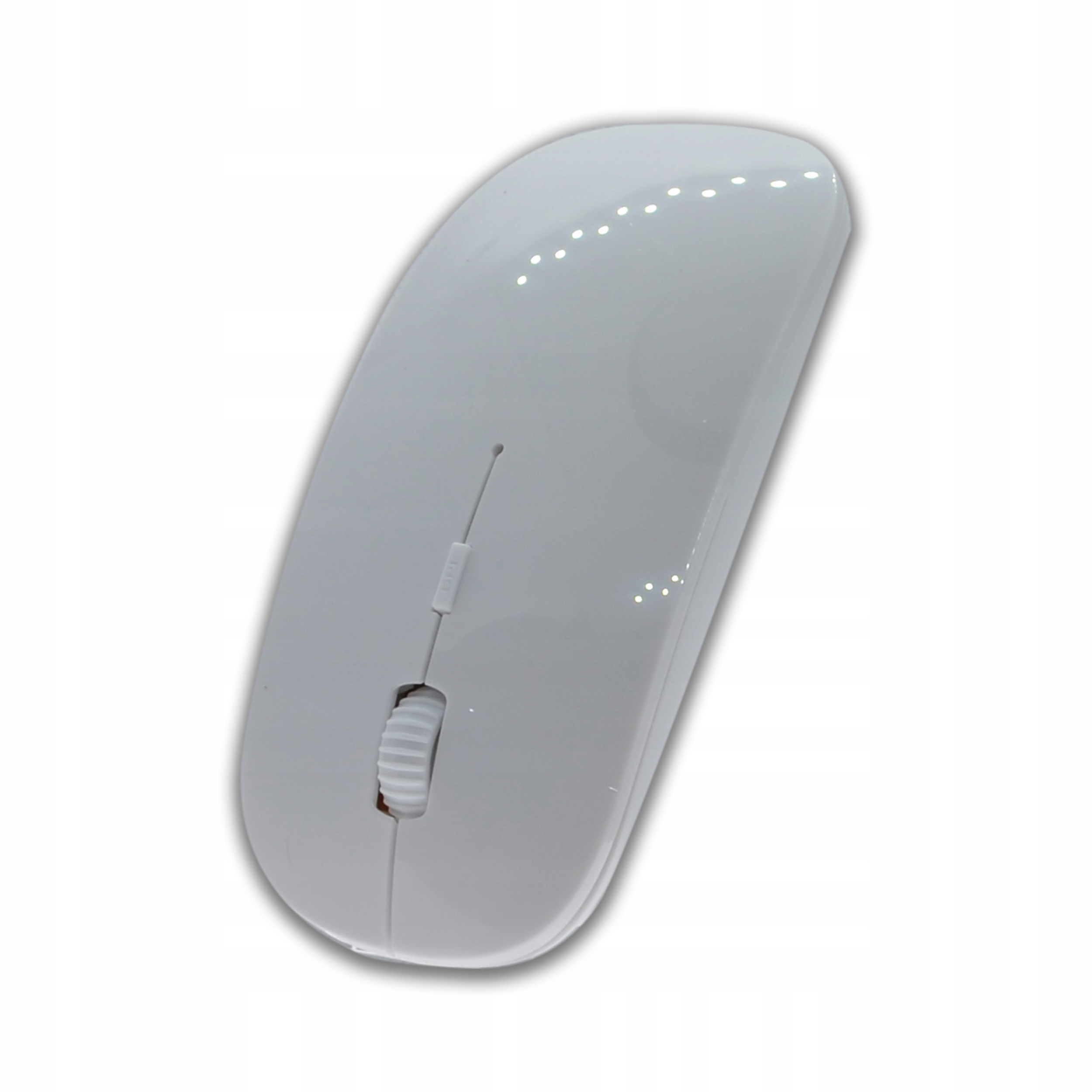 Mysz Optyczna Bezprzewodowa 4D SlimFit Biała – Styl i komfort w jednym