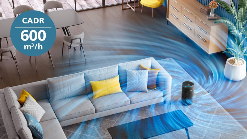 Philips Oczyszczacz powietrza z serii 4200 HEPA NanoProtect 156m AC4221/11 – Czyste powietrze w Twoim domu