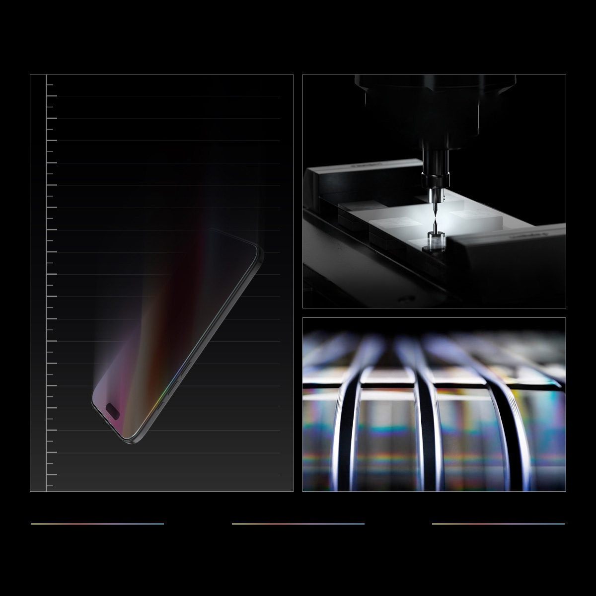 Wysoka twardość szkła hartowanego 9H