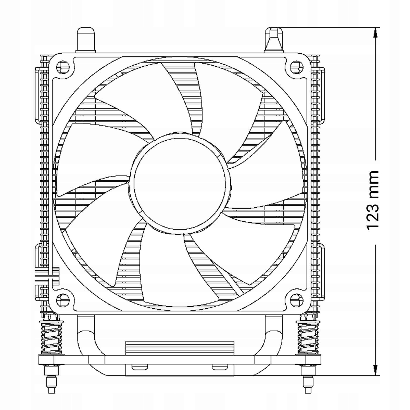 Kompaktowa konstrukcja – Idealne do mniejszych obudów