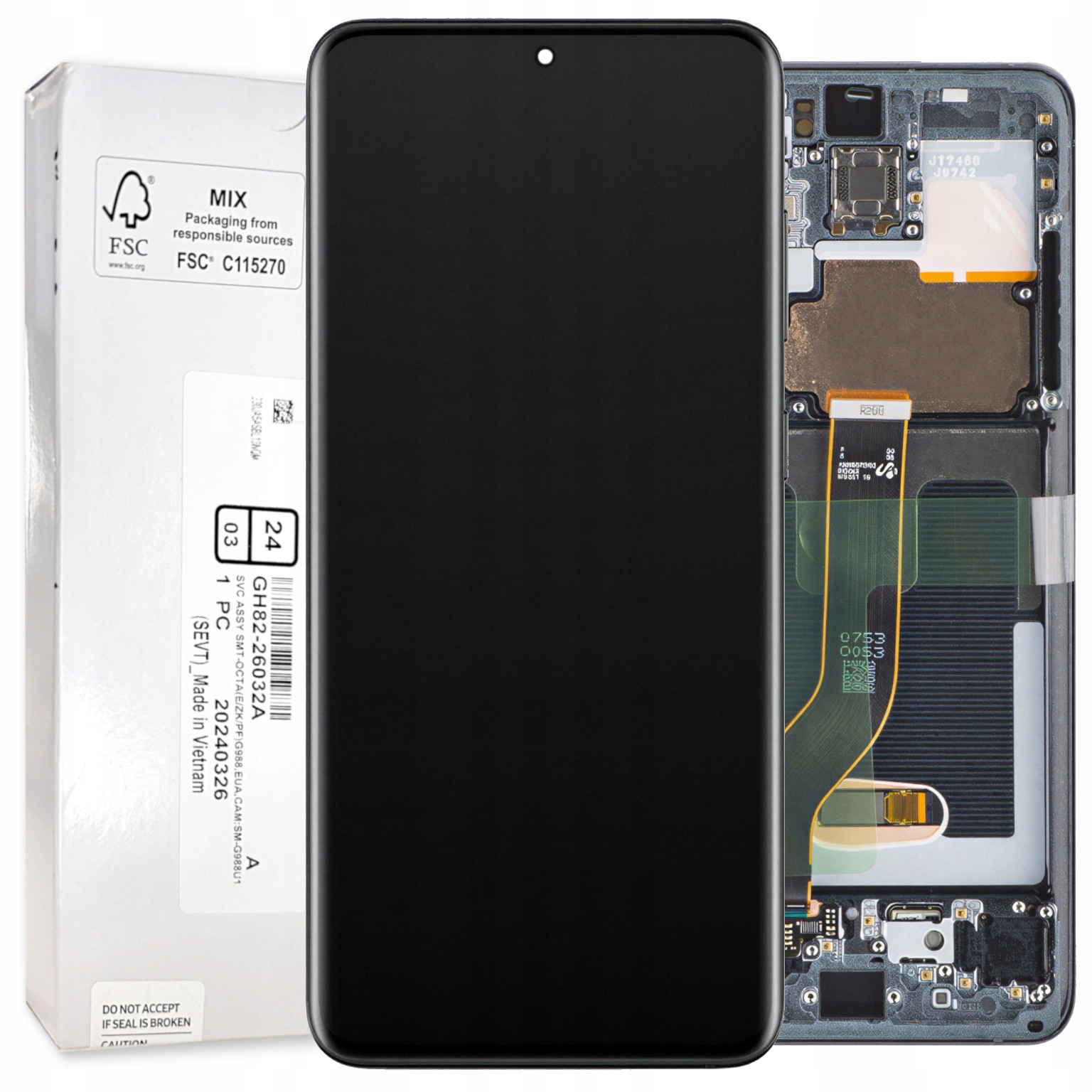 Wyświetlacz Samsung Galaxy S20 Plus 4G / 5G LCD SM-G985F SM-G986F Oryginał – Przywróć pełną funkcjonalność swojego smartfona