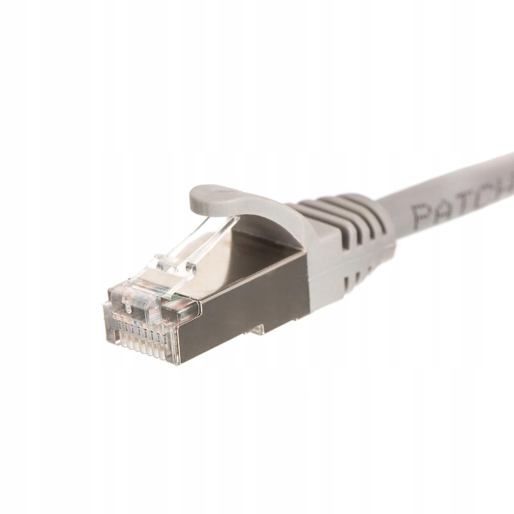 Patch cord FTP cat.5e RJ45 5mb zalewany szary (BZPAT5F5E) – Wysoka jakość połączeń sieciowych