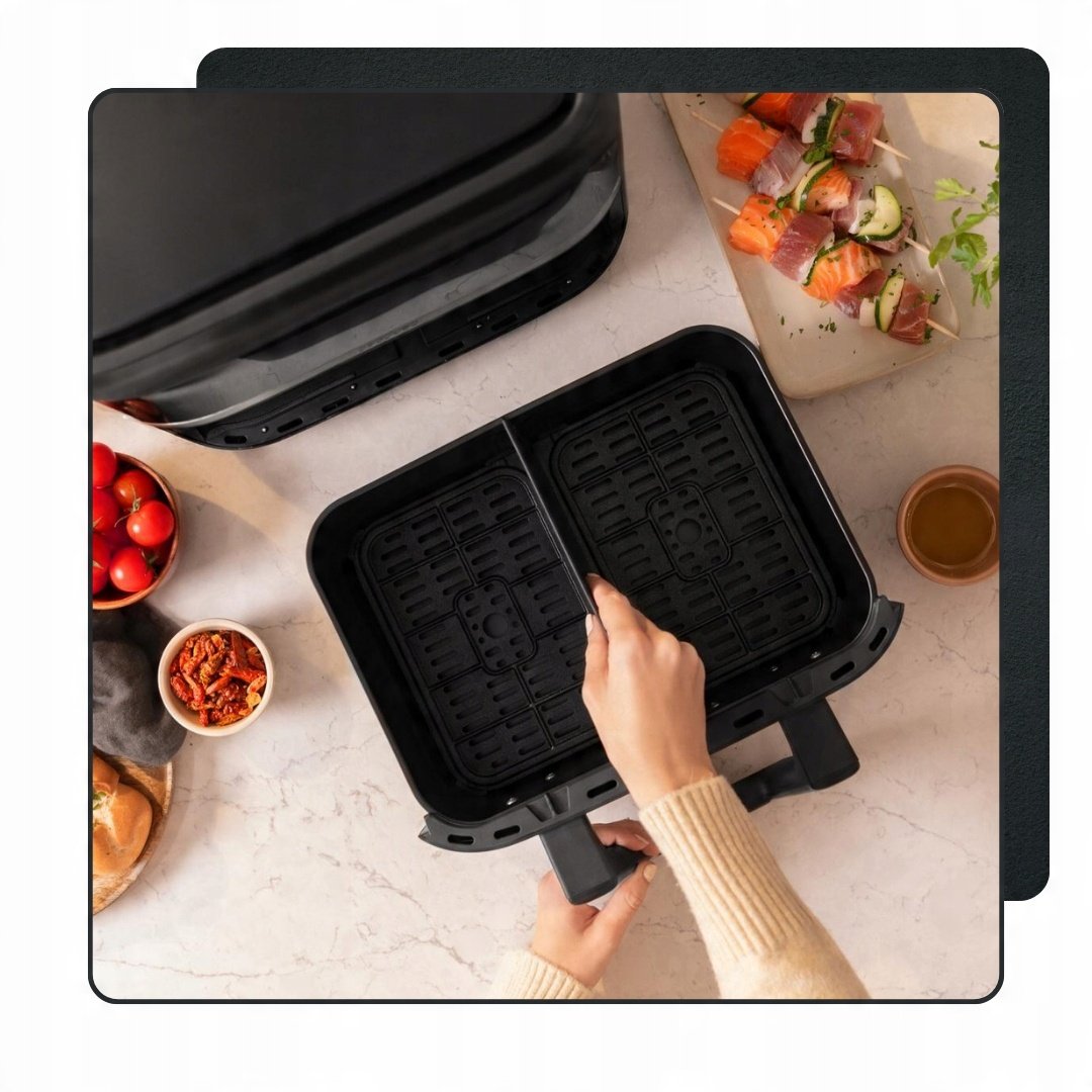 Dwie niezależne strefy pieczenia – Efektywność w kuchni