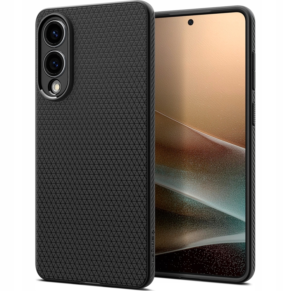 Spigen Liquid Air – Etui do Samsung Galaxy S25 Edge w kolorze Matte Black