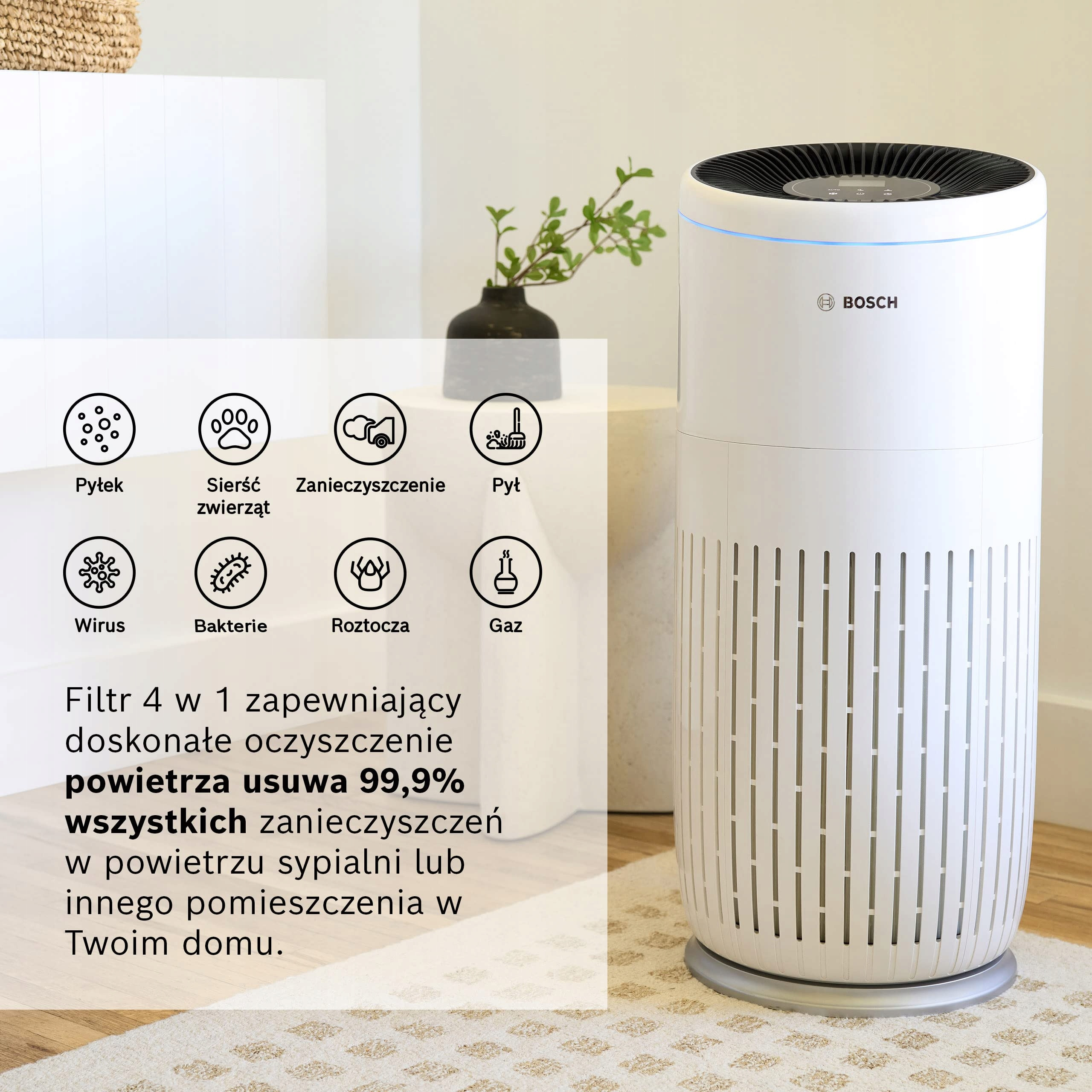 Wydajność filtracji 4 w 1 – Skuteczna ochrona przed zanieczyszczeniami