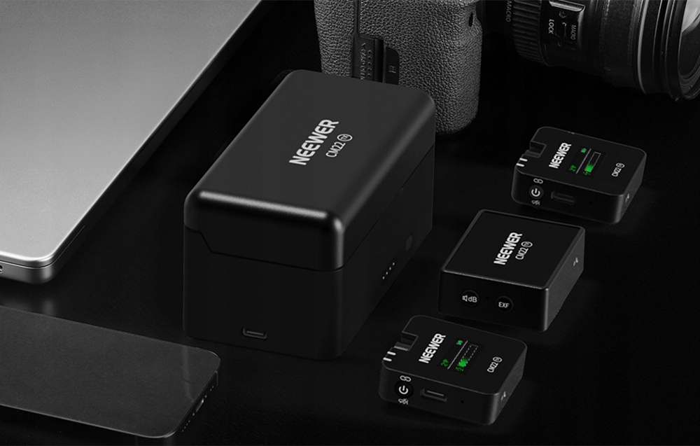 Kompaktowe i lekkie nadajniki do nagrywania