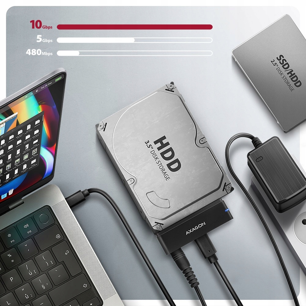 Szybki transfer danych dzięki USB 3.2 Gen 2