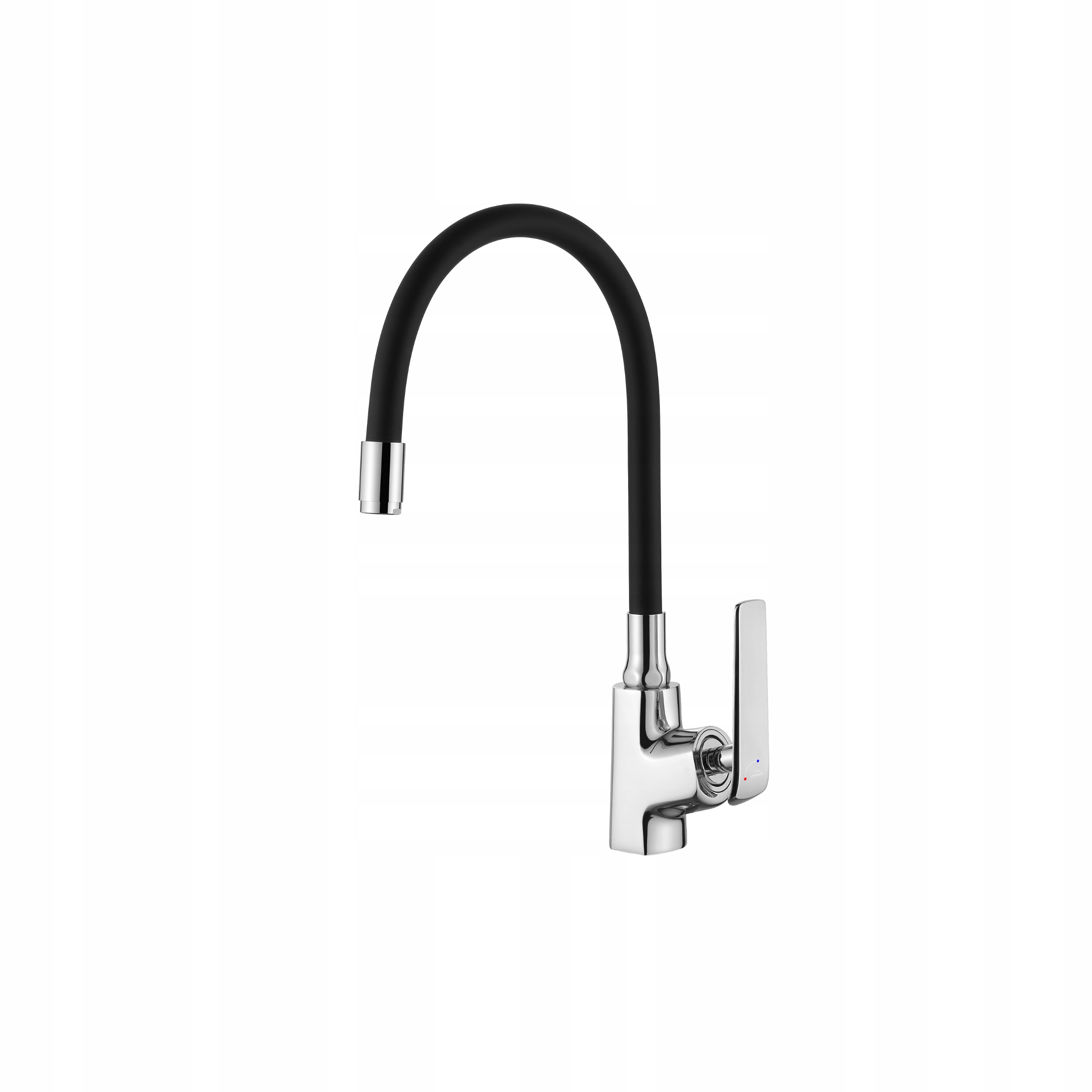 Stylowy design w kolorze chromu i czerni