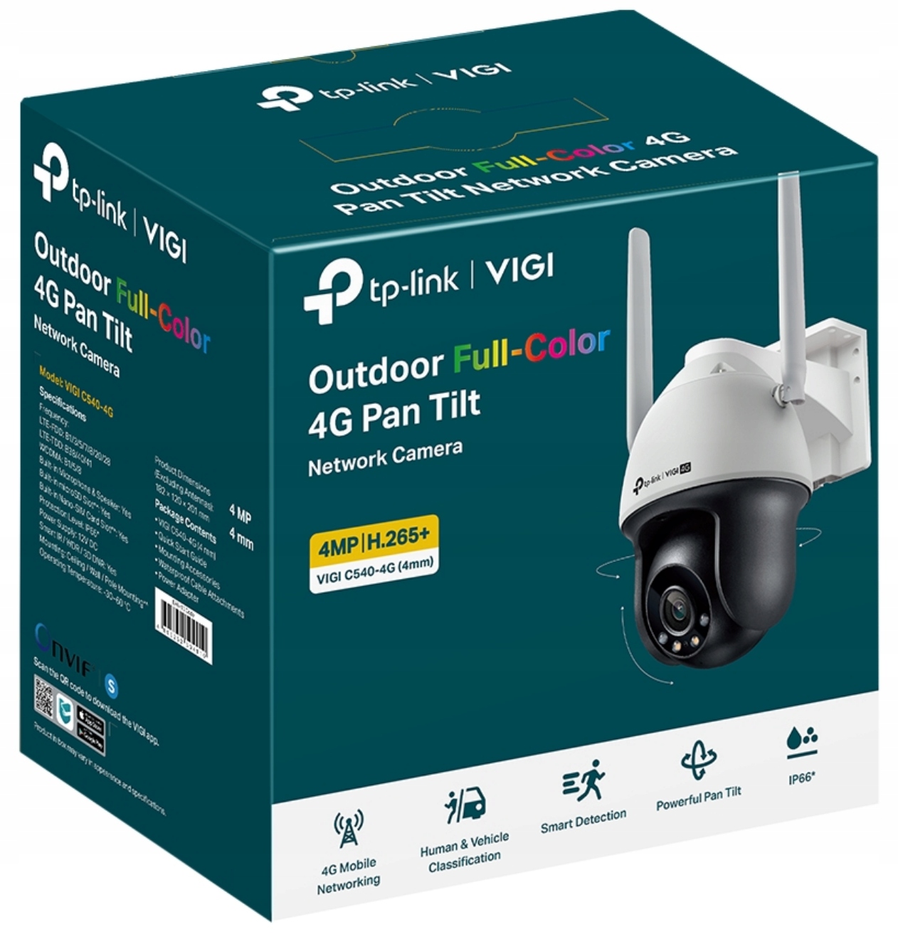 Kamera IP TP-Link VIGI C540-4G(4mm) – Bezpieczeństwo w pełnym kolorze