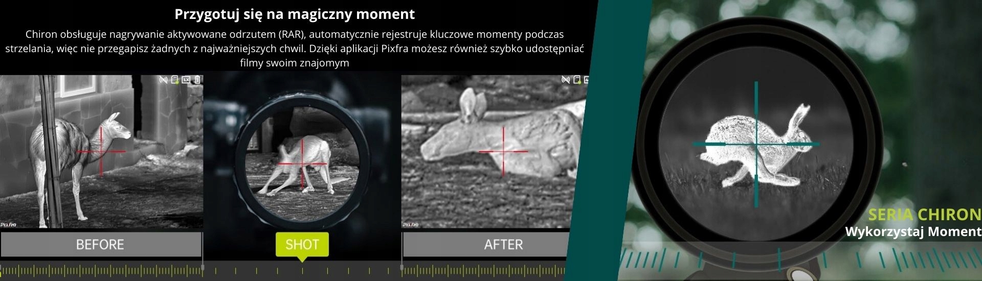 Optyczne powiększenie 2,1x i cyfrowe do 8x
