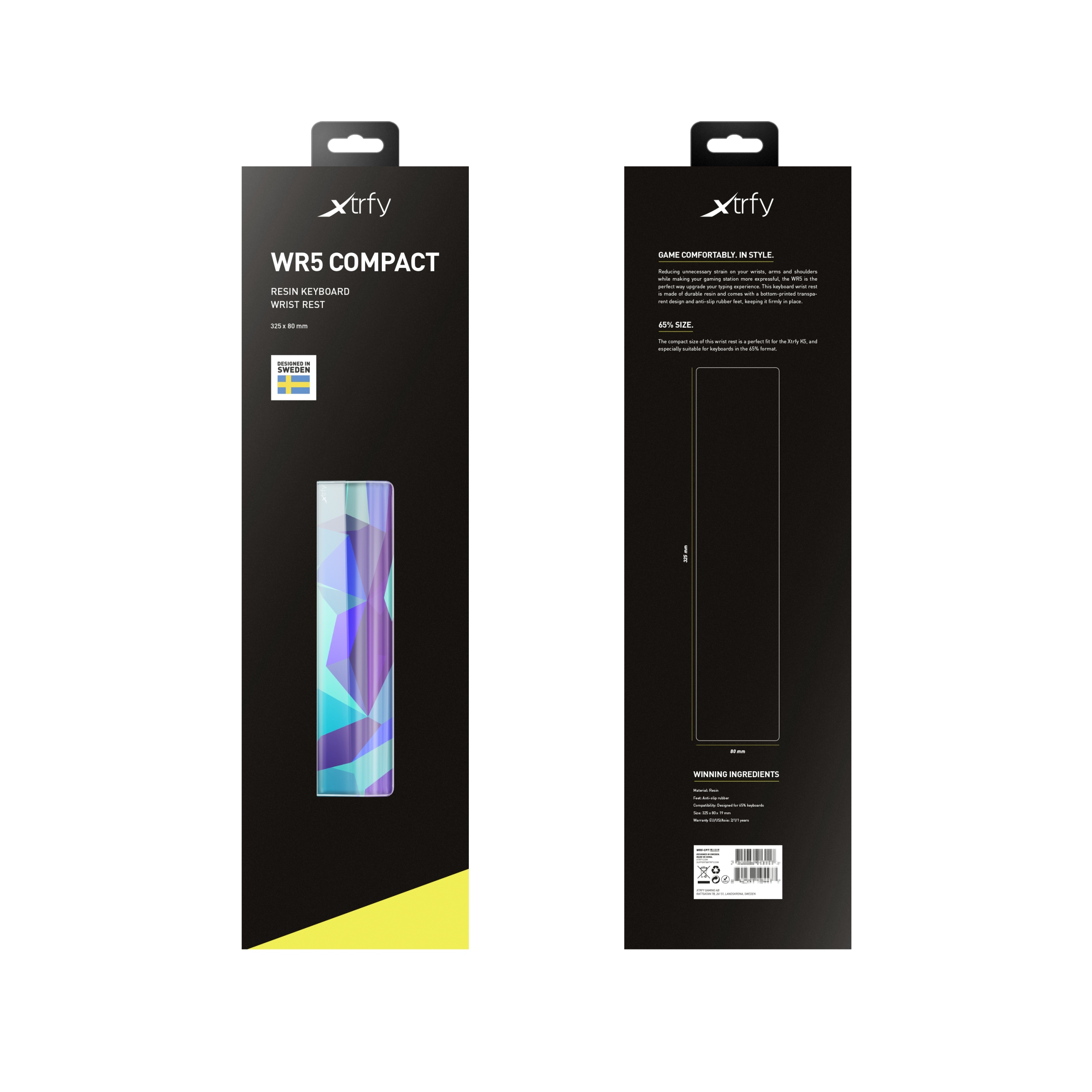 Kompaktowe wymiary – idealne dopasowanie do klawiatur 65%