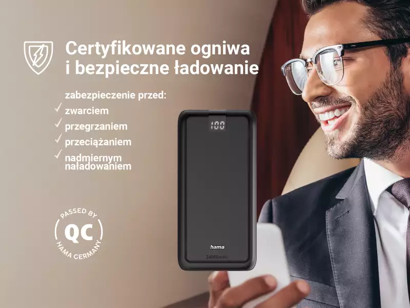 Certyfikowane ogniwa zapewniające bezpieczne ładowanie