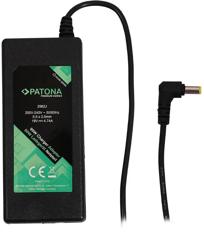 PATONA 2562 – Wydajna ładowarka do laptopów