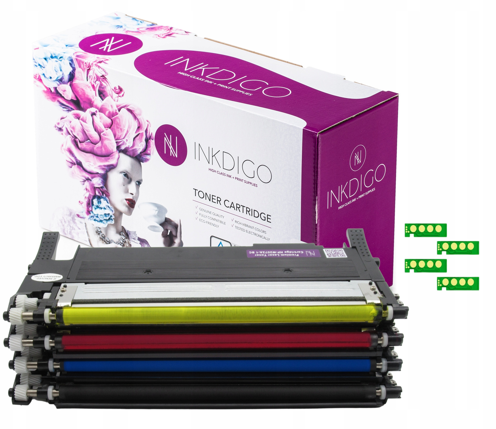 Zestaw tonerów Inkdigo – Idealne dopasowanie do modeli HP 150a, 150nw, 178nw, 179fnw