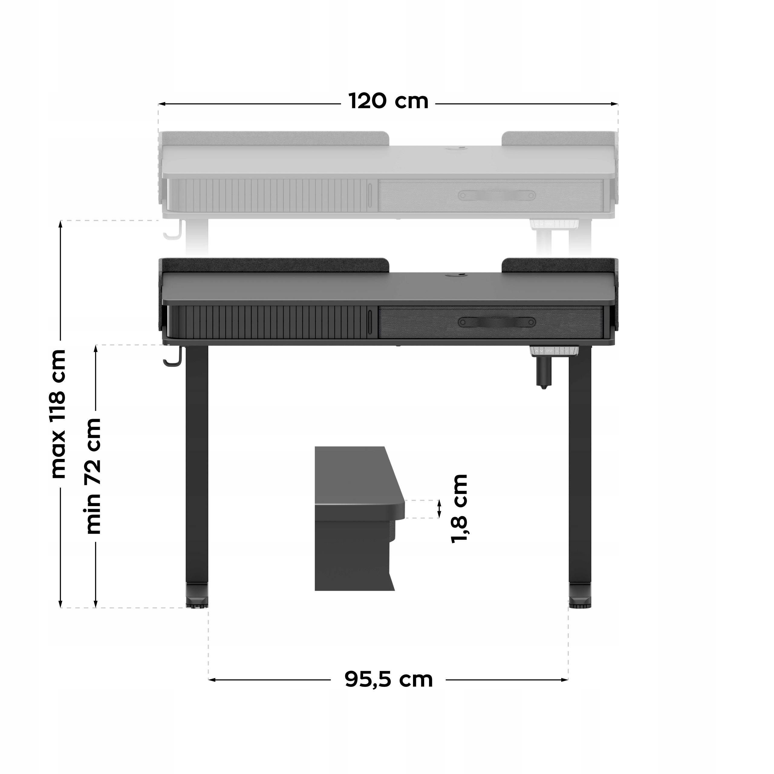 Intuicyjny panel sterowania – Szybkie przełączanie między ustawieniami