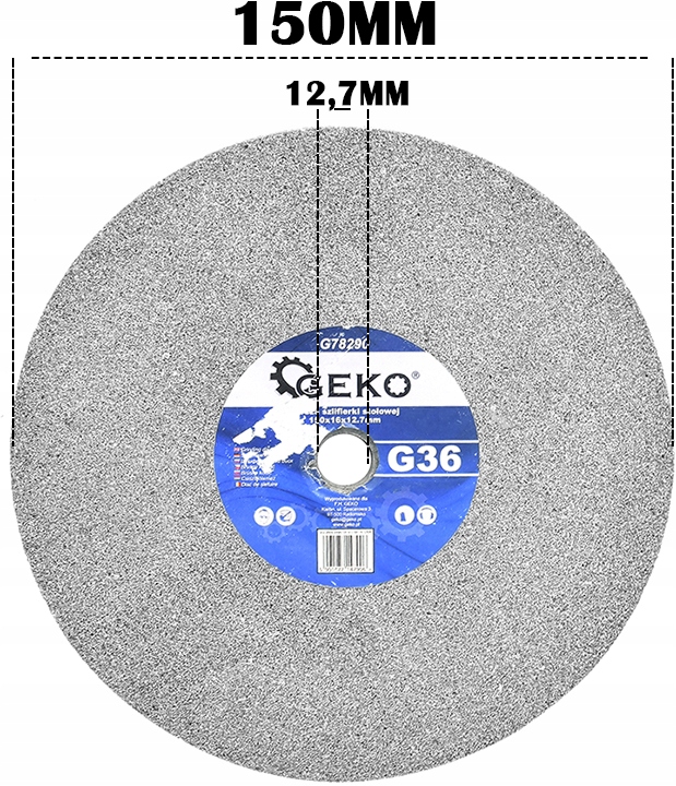 Wymiary tarczy: średnica, grubość i otwór montażowy
