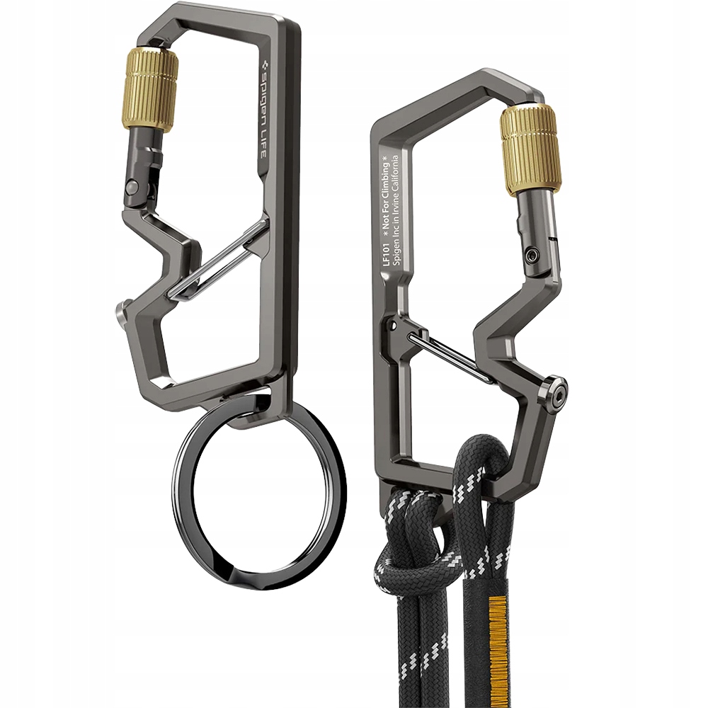 Spigen Carabiner z kółkiem do kluczy 2. generacji – Stylowy i funkcjonalny dodatek