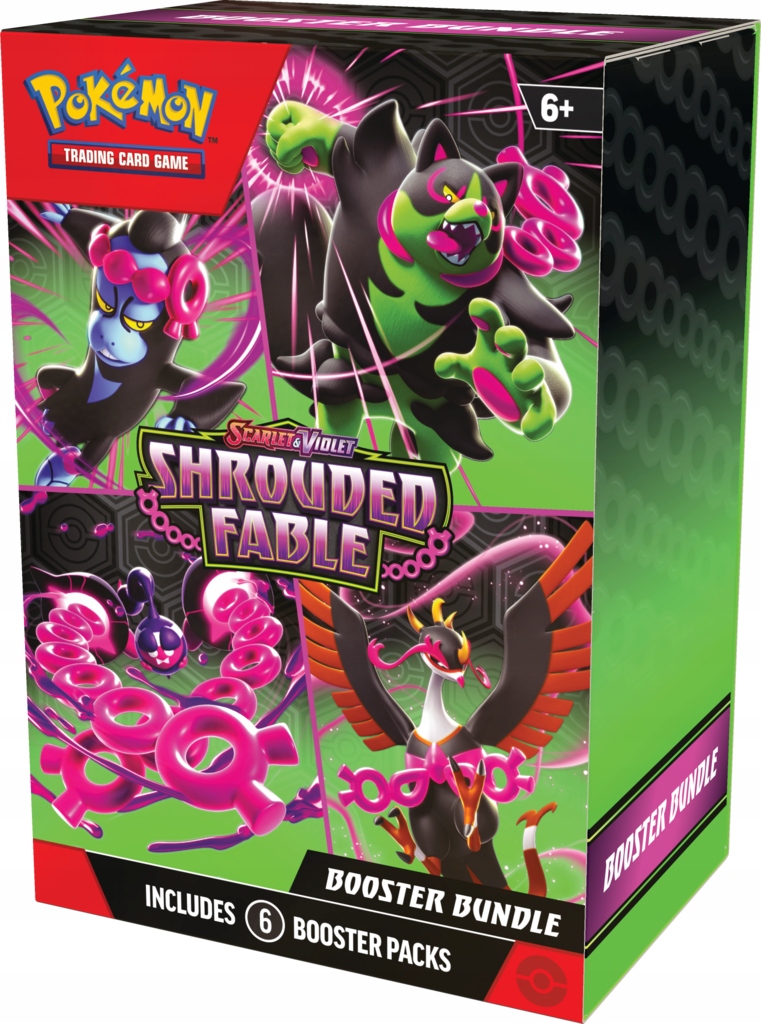 Pokémon TCG: Scarlet & Violet - Shrouded Fable - Booster Bundle – Odkryj nowe możliwości w grze