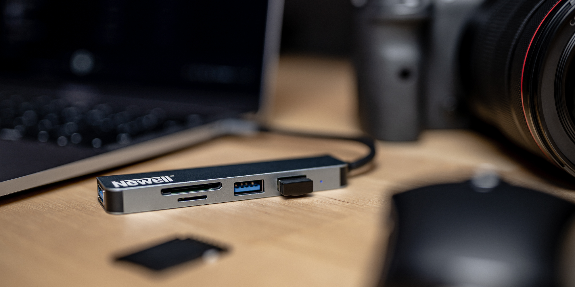 Hub Newell 5 w 1 - szary