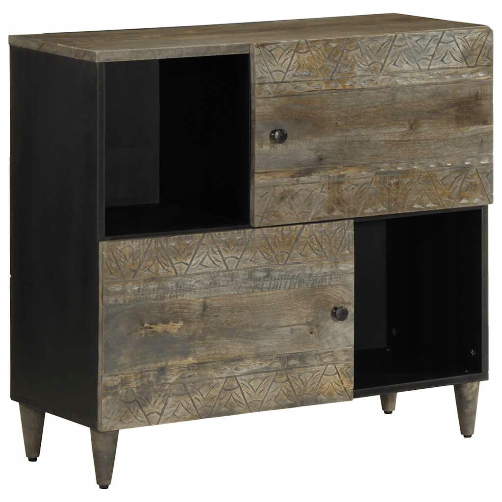 Komoda 80x33x75 cm Drewno lite Mango – Elegancka i funkcjonalna przestrzeń w Twoim domu