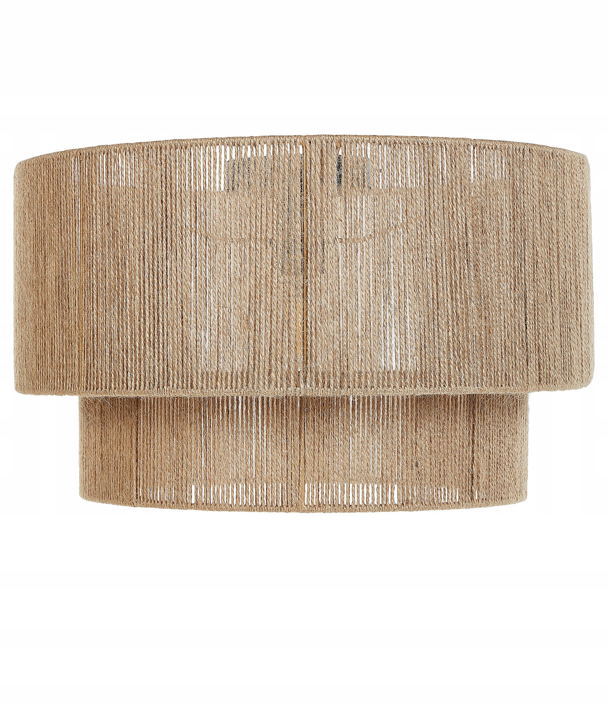 Lampa sufitowa Beliani DORING Juta Naturalny – Stylowe oświetlenie do Twojego wnętrza