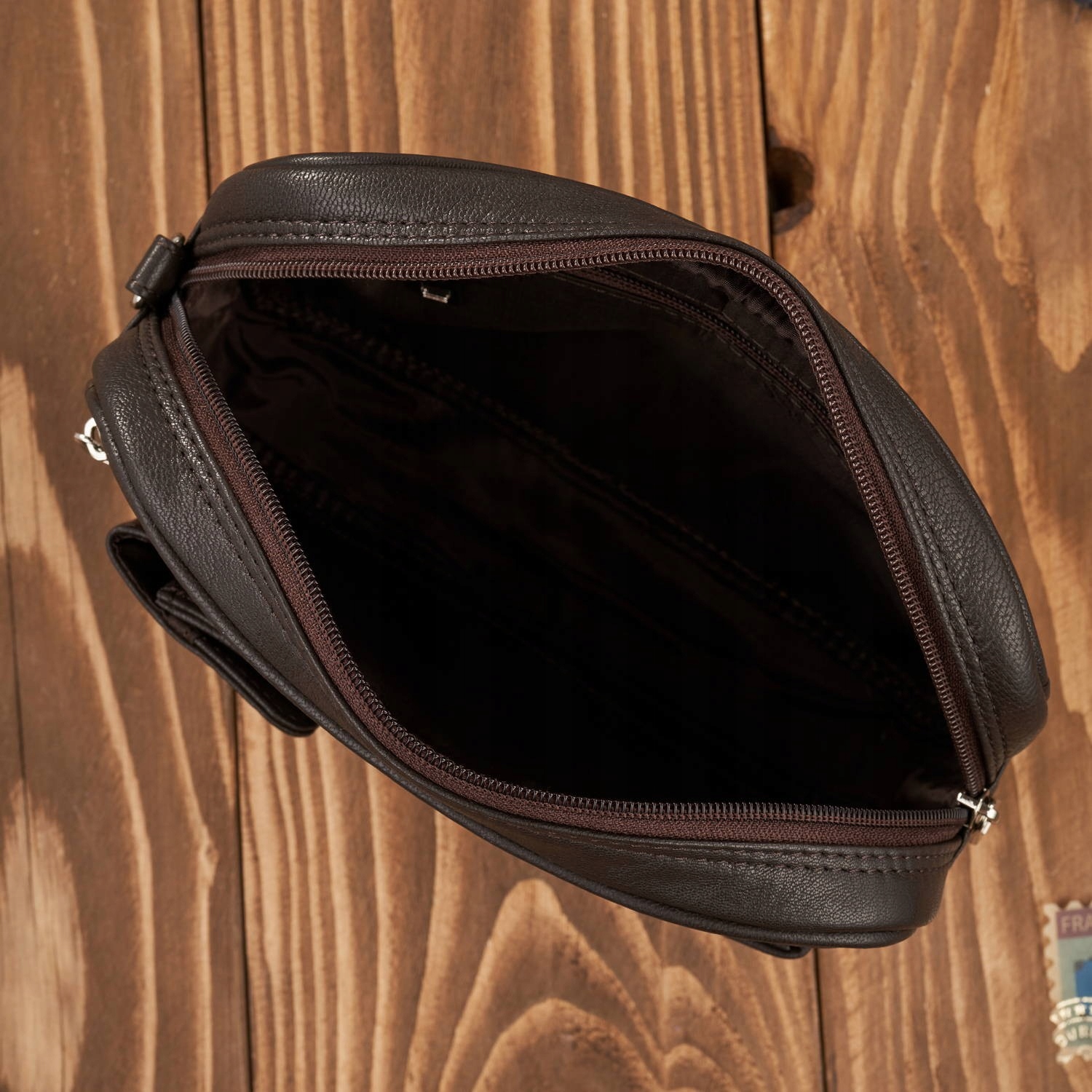 Wysokiej jakości materiały – Skóra naturalna* w eleganckim brązowym kolorze