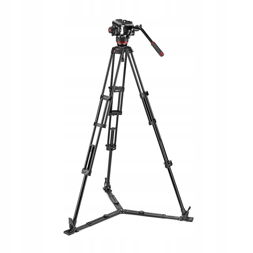 Statyw Manfrotto Zestaw Twin Alu + głowica 504X – Profesjonalne wsparcie dla filmowców