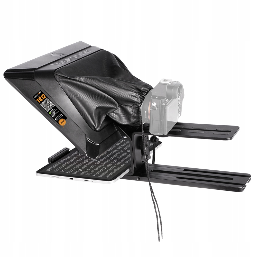 Teleprompter LensGo TC12 – Profesjonalne nagrywanie wideo z tekstem