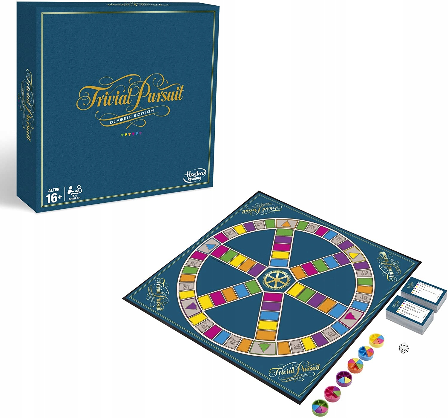 Zawartość zestawu Trivial Pursuit Classic