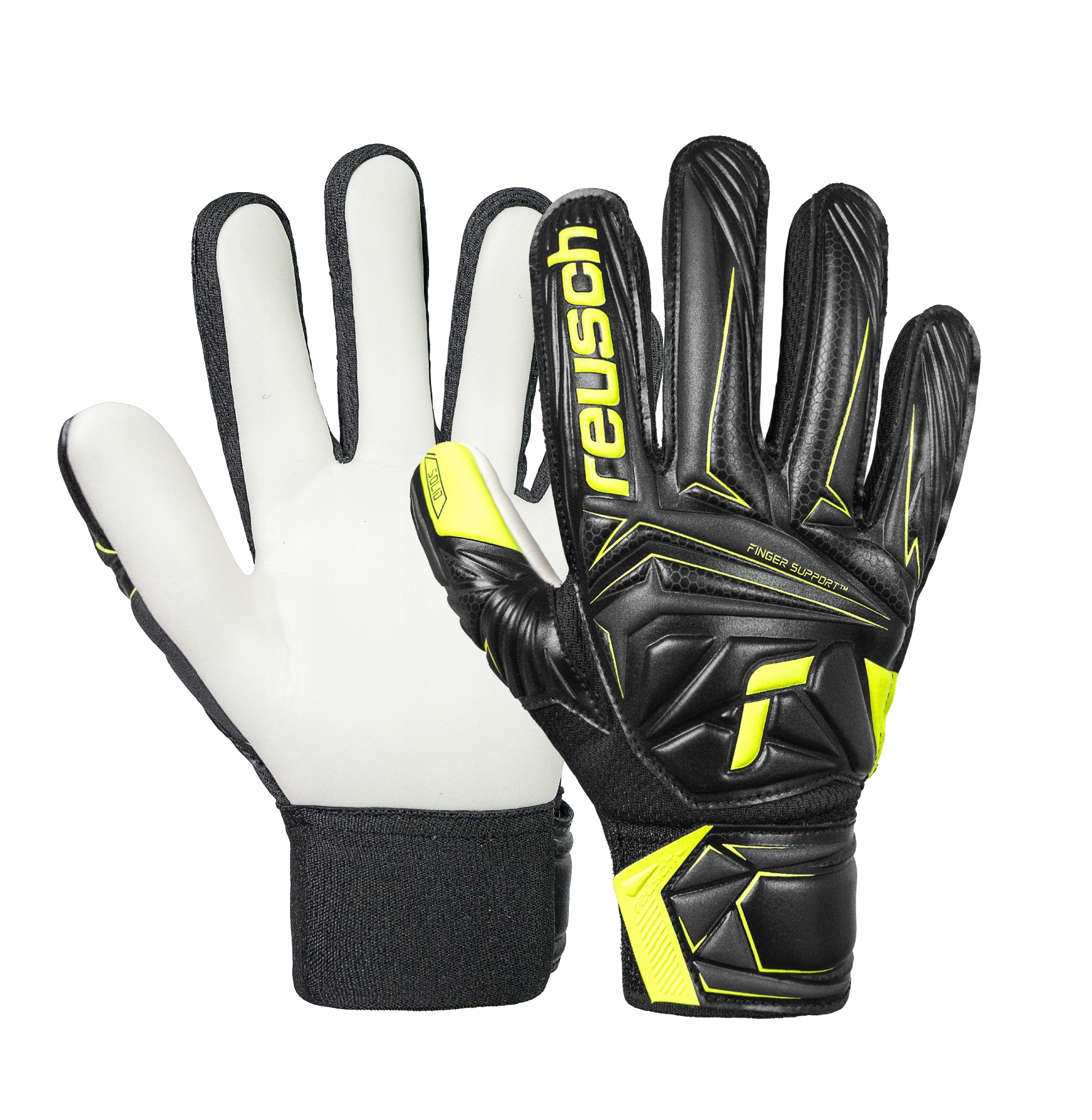 Rękawice bramkarskie Reusch Attrakt Starter Solid Finger Support Junior – Idealne dla młodych bramkarzy