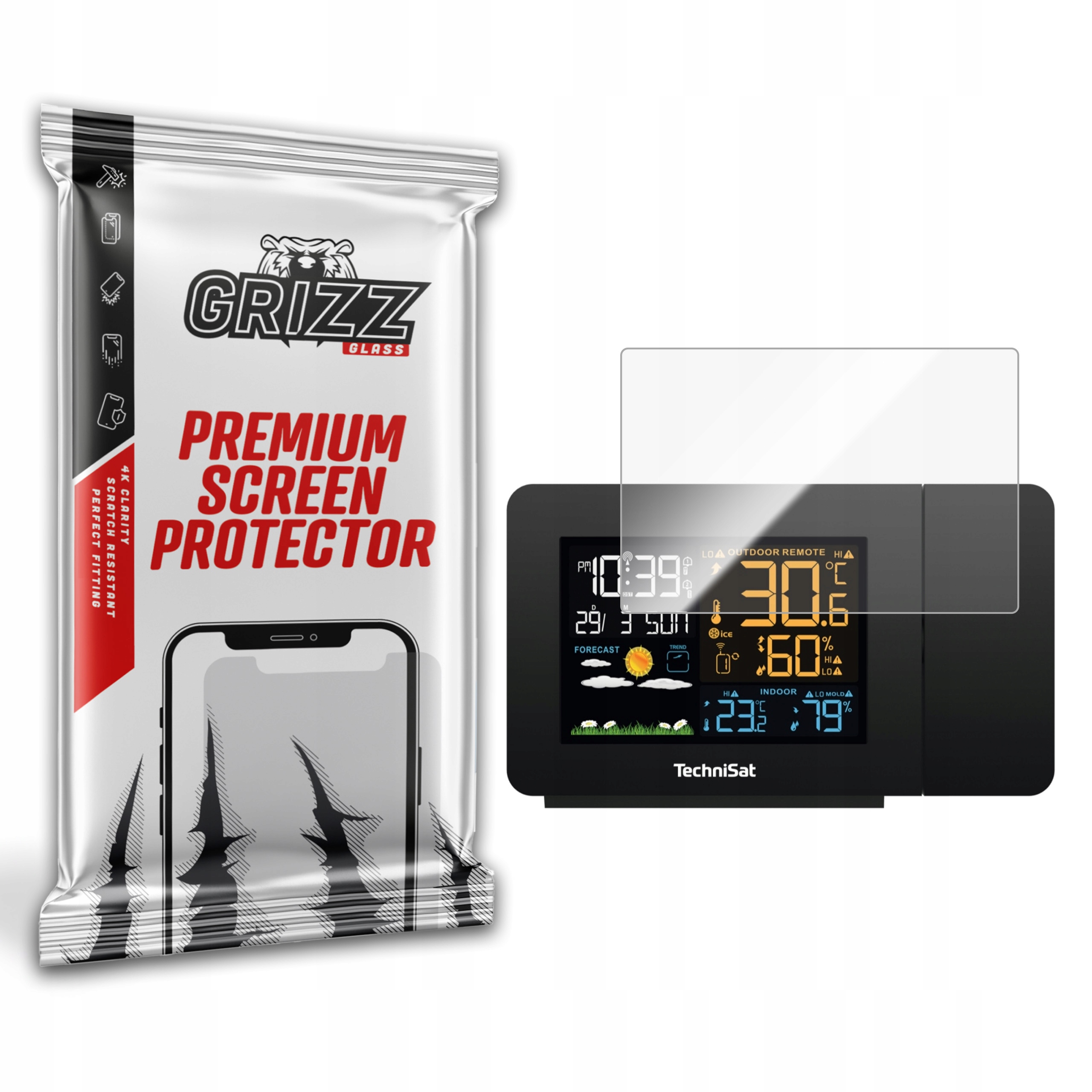 Folia ceramiczna GrizzGlass CeramicFilm do stacji pogodowej TECHNISAT iMeteo P1 – Doskonała ochrona dla Twojego urządzenia