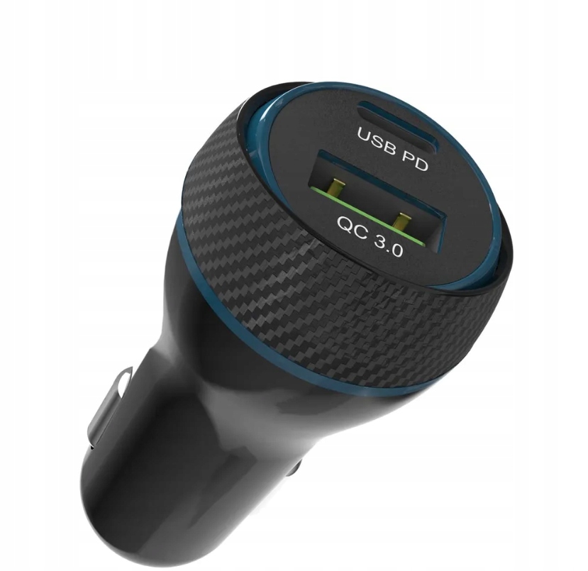 Adam Elements Omnia C1+ – Ładowarka samochodowa USB-C/USB-A 45W