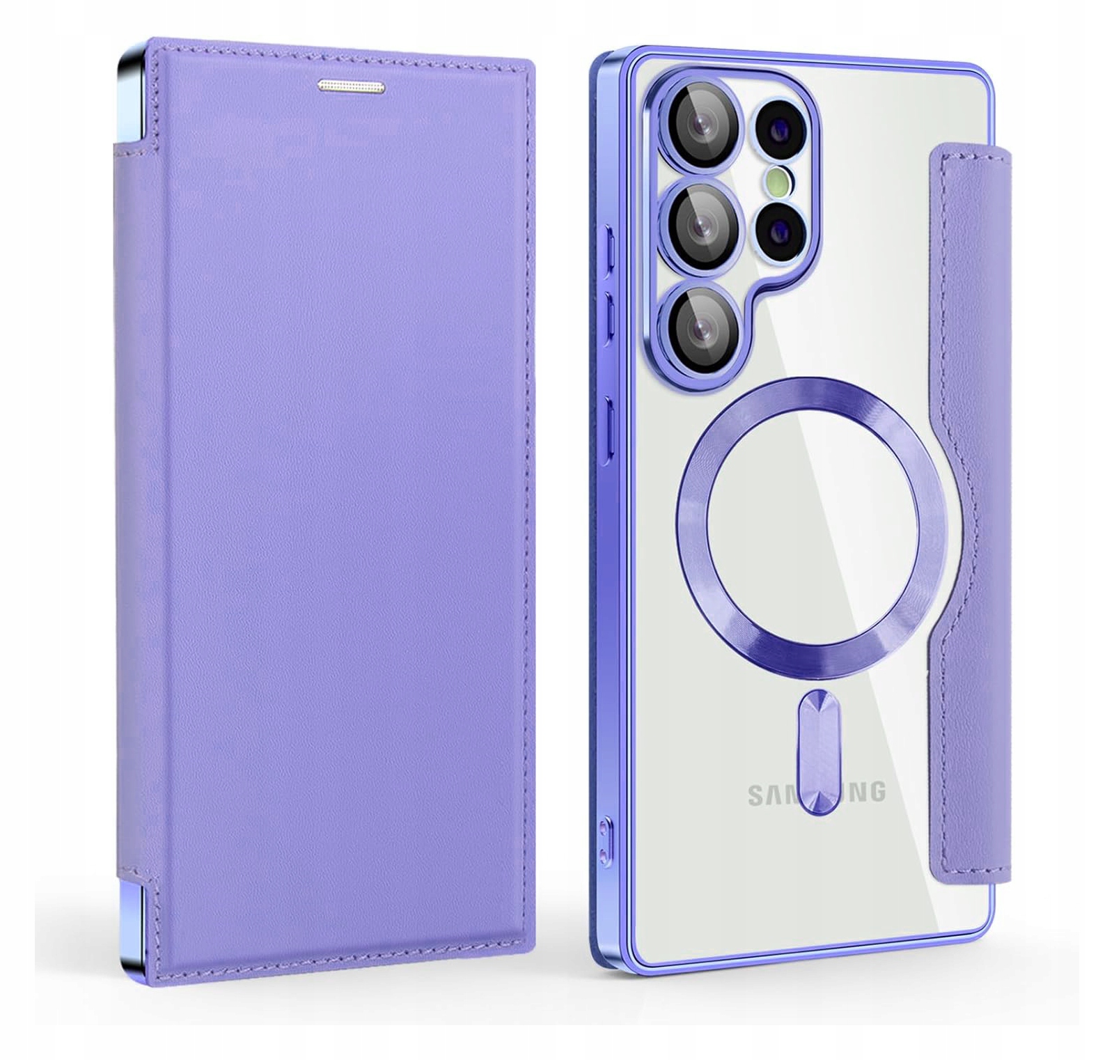 Etui z klapką Supero Wallet do Samsung Galaxy S22 Ultra – Elegancka ochrona dla Twojego smartfona