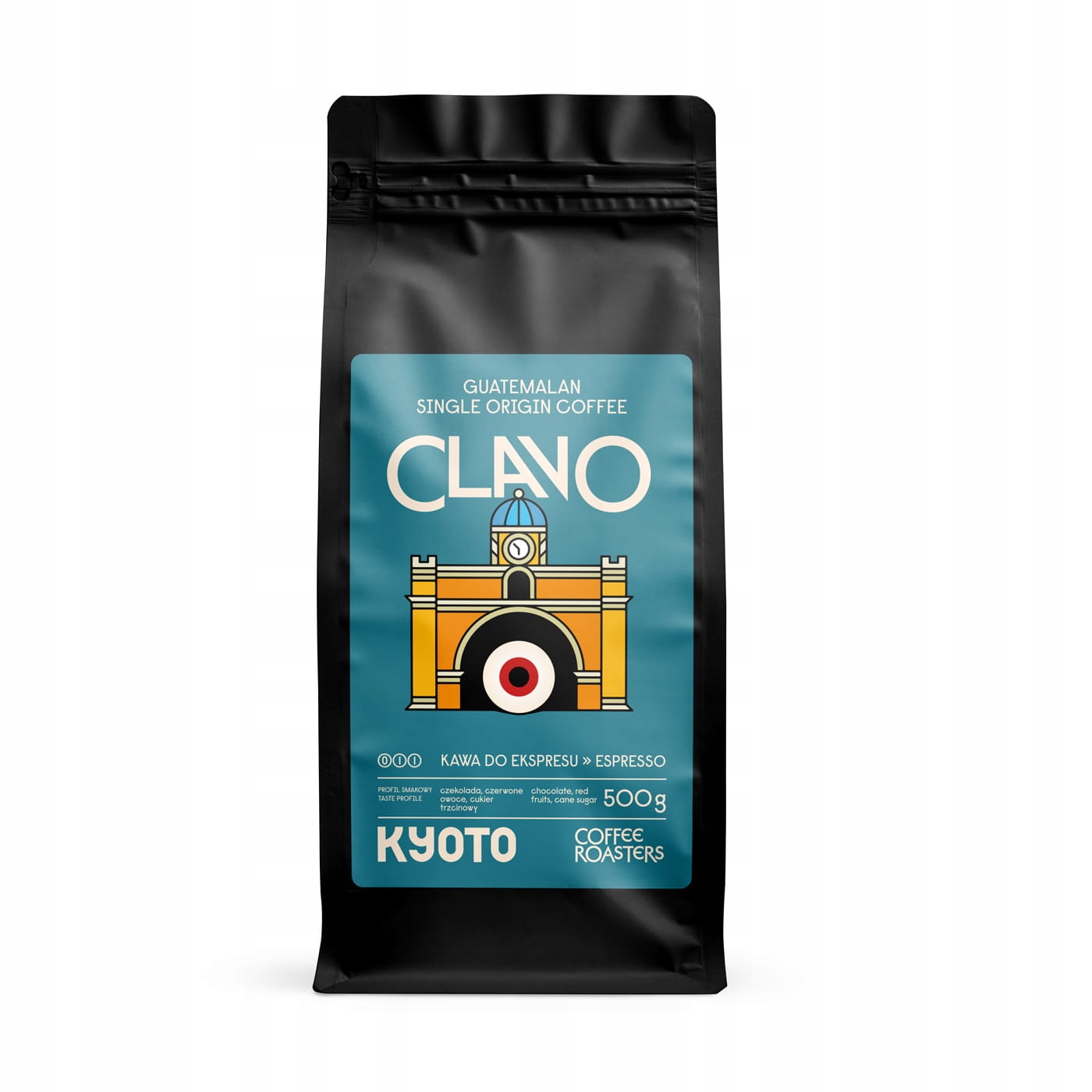 KYOTO - Kawa ziarnista Gwatemala Clavo Washed Espresso 250 g – Wyjątkowy smak z Gwatemali