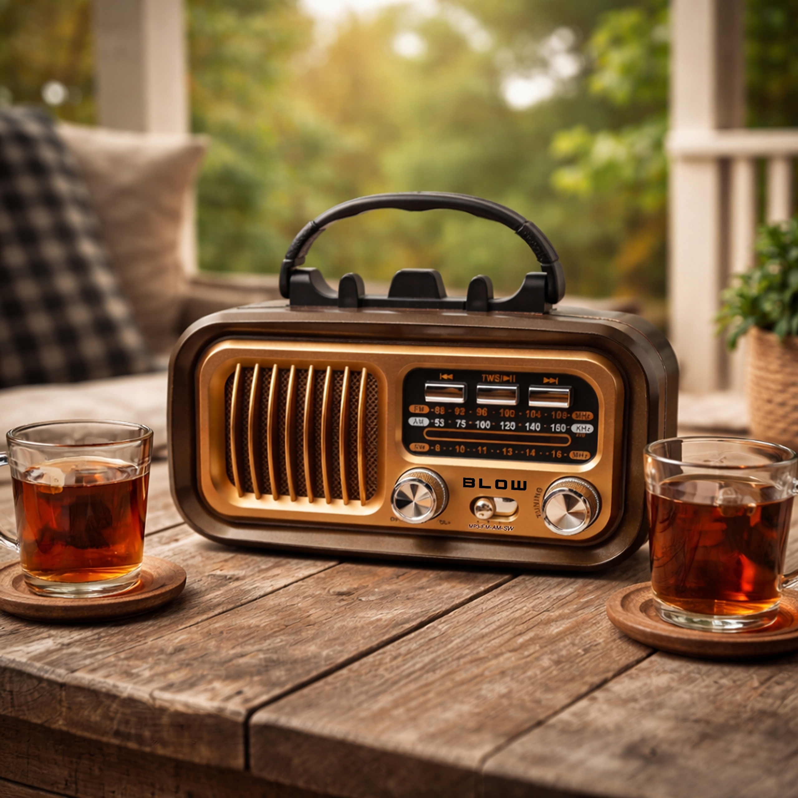 Styl retro i nowoczesne technologie w radiu Blow RA16