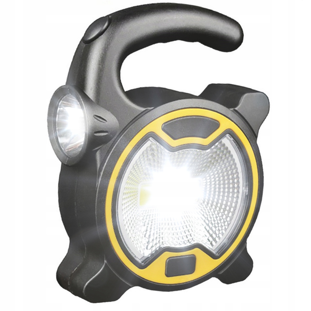Latarka halogen cob ręczny boczna warsztatowa W30-BLACK – Niezawodne źródło światła