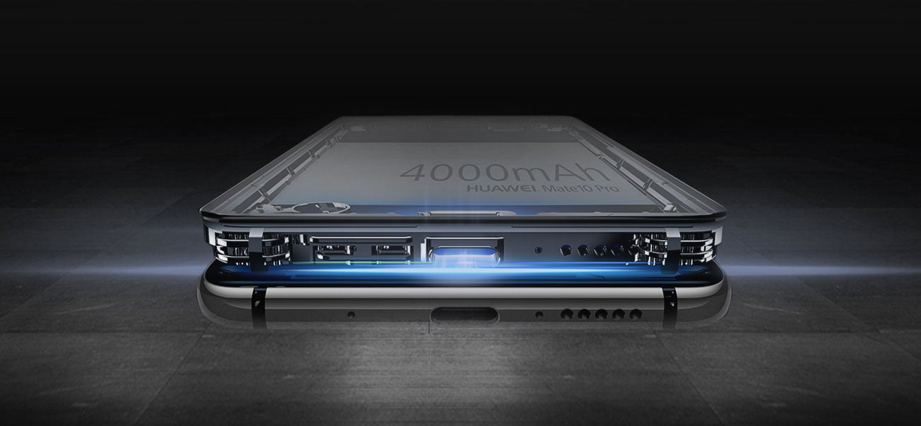 Huawei Mate 10 Pro bateria 4000 mAh Supercharge