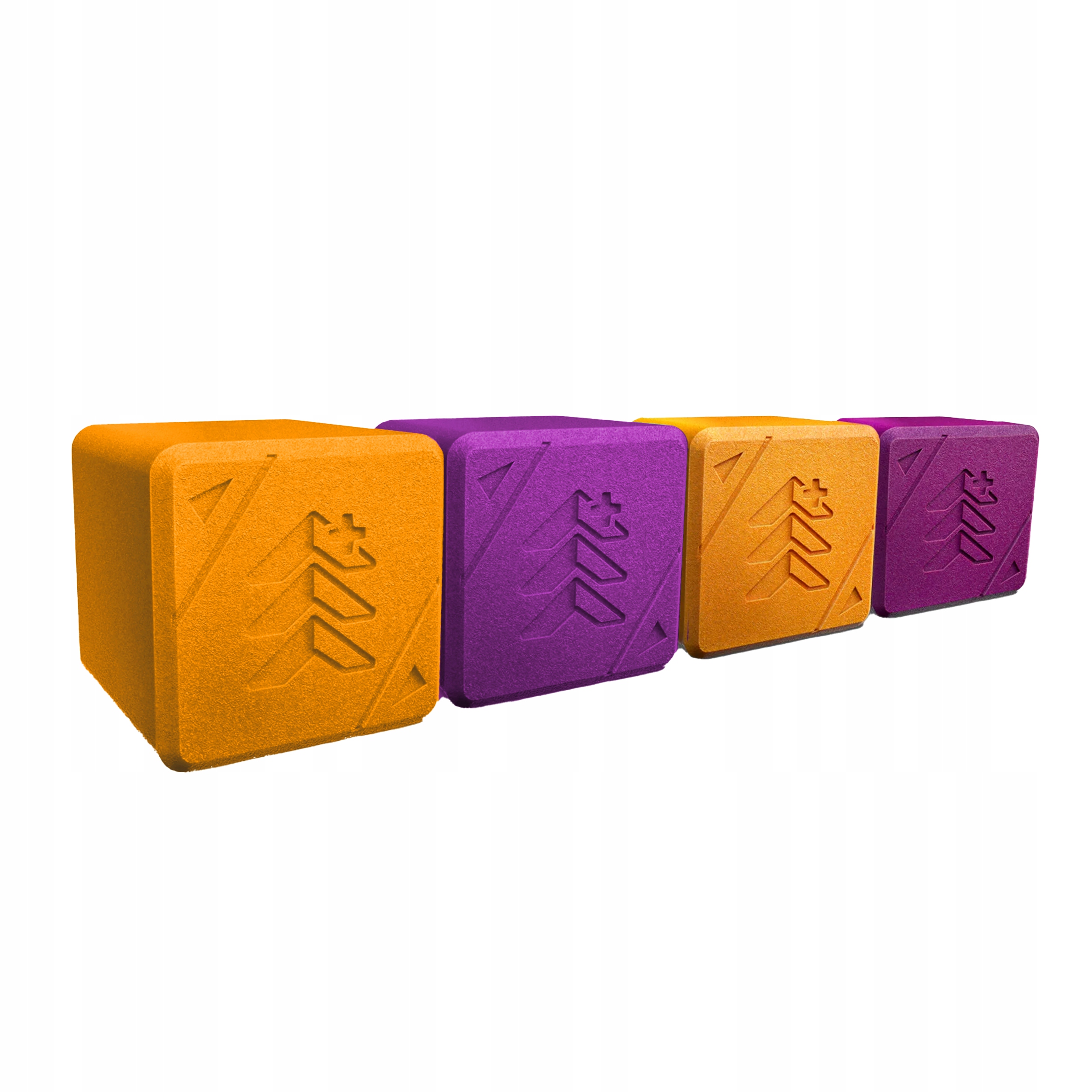 Zestaw kapsułek w kolorach fioletowym i żółtym