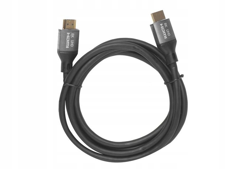 Kabel HDMI-HDMI (v2.1 | 8K | 2 m) czarny – Wysoka jakość obrazu i dźwięku