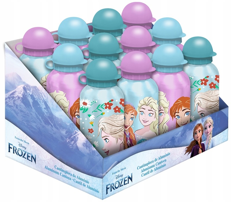 Butelka aluminiowa Kraina Lodu Frozen – Idealny bidon dla małych fanów