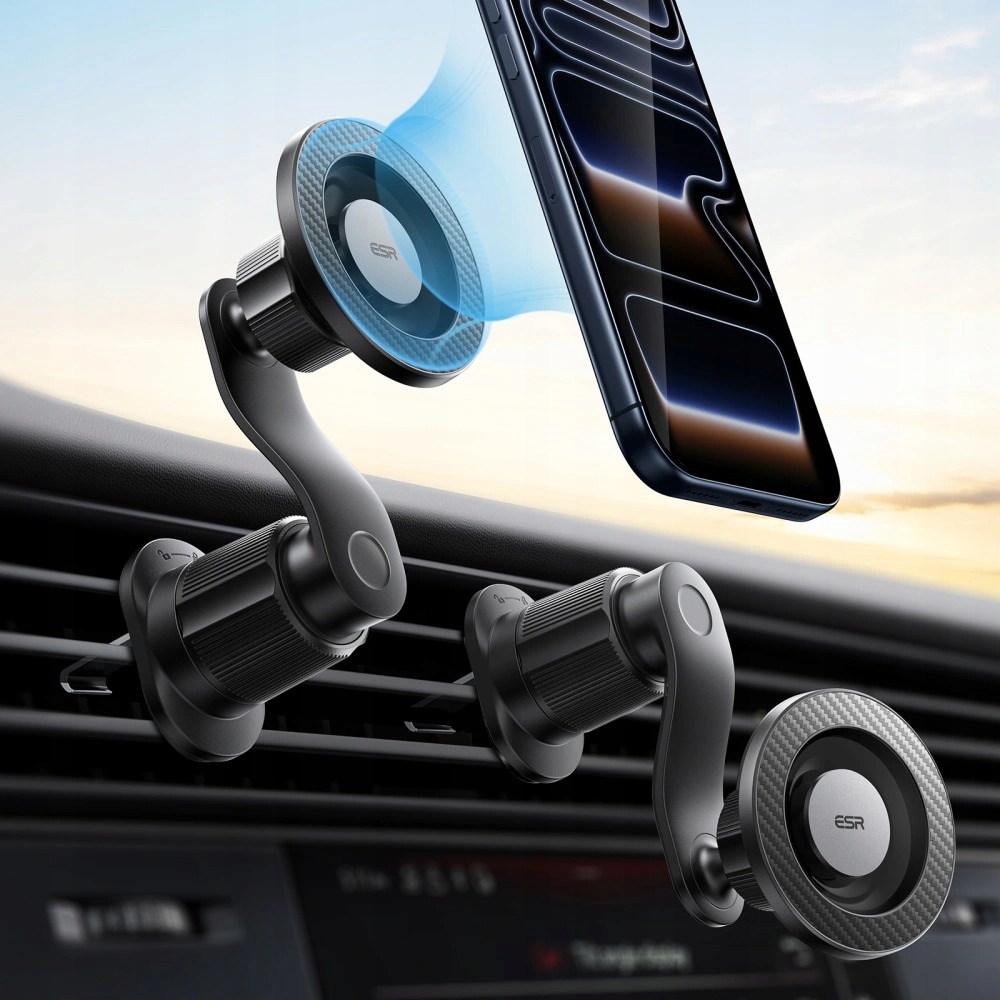 Stabilne mocowanie dzięki silnym magnesom MagSafe